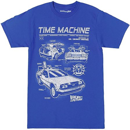 Tillbaka till framtiden Delorian Time Machine Schematics (x-large)