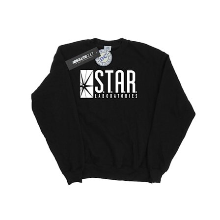 DC Comics Herr The Flash STAR Labs Sweatshirt L Svart