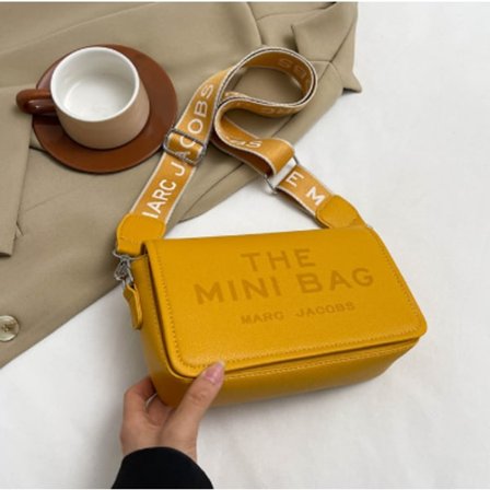 Mini Bag Fashion Trend Letter Small Square Bag Hundred Solid Colours Shoulder Crossbody Women's Bag