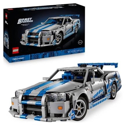 LEGO Technic 42210 Nissan Skyline GT-R (R34) 2 Fast 2 Furious Bil - Vuxen Set