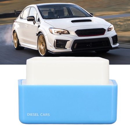 ECO OBD2 Plug Drive Chip 15% Benzinbesparelse Blå Brændstoføkonomi Tuning Box Universal til biler efter 1996