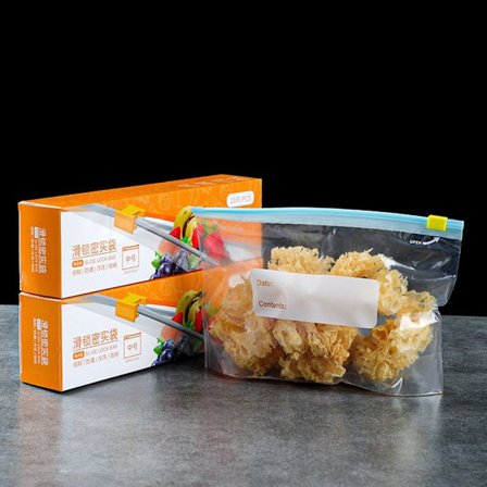 25/20/15 kpl vetoketjullinen muovipussi seisova vetoketjullinen laukku