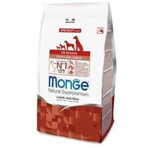 Monge Agnello Riso E Patate Cibo Secco Per Cani Cuccioli Sacco 12