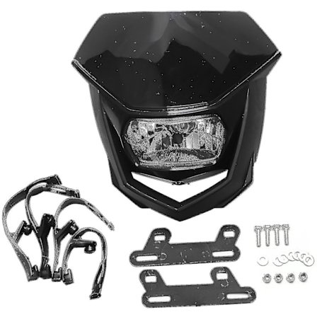 12v Universal Motorcykel Smutscykel Halo Strålkastare Huvudljuslampa Smutscykel Strålkastare Enduro För Cr,wuzhou