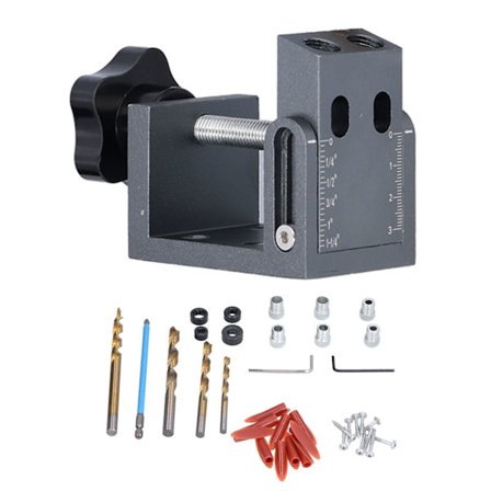 Kallistettu reikäpaikannin 15 asteen säädettävä alumiiniseos puuntyöstöporakone