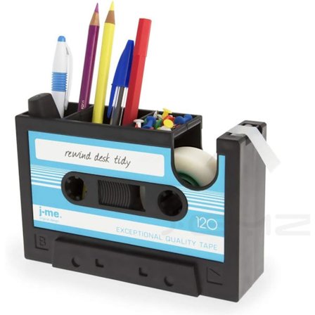Creative Tape Pen Holder Box, Vintage Cassette Tape Dispenser Va