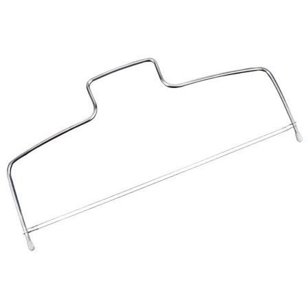 Kage skærer i rustfrit stål, 2 ledninger, højdejusterbar, kagebundsskærer, KLB