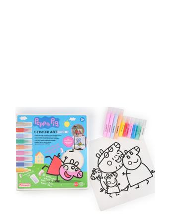 Sticker Art Junior - Greta Gri Toys Creativity Drawing & Crafts Drawing Stati Ry Multi/patterned Comansi
