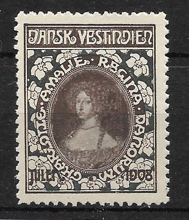 Dansk Vestindien - Jul 1908 - Postfrisk