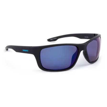 Shimano Eyewear - Matte Black & Blue Mirror