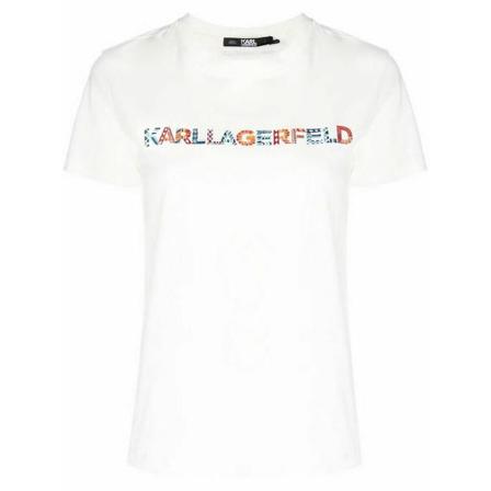 Karl Lagerfeld T-Shirt Hvid, Dame T-shirts