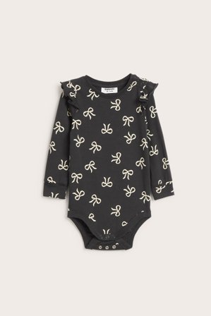 Kappahl | Body med volang | Svart