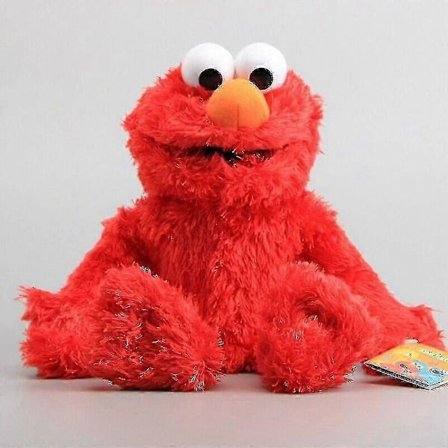 Elmo Handdocka Plush Röd Teddy Handdocka Leksak Present