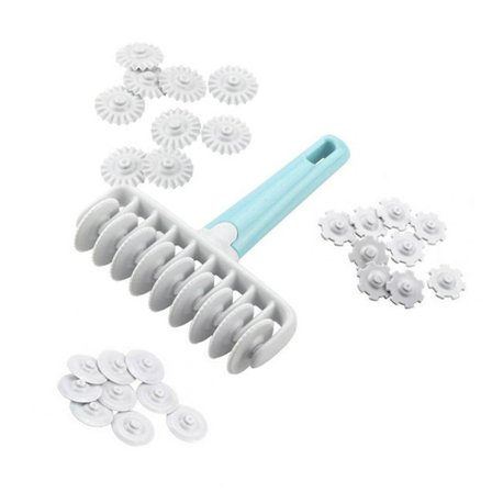 fornnerg 37-osainen keittiön fondanttinauhanleikkuri, -rulla ja -kuviointityökalu taikinan leivontaan