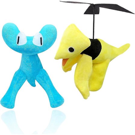 Rainbow Friends -pehmolelu, Rainbow Fiends Chapter 2, Cyan Rainbow Friends -pehmolelu, Rainbow Friends -lelut, Rainbow Friends -syntymäpäiväkoristeet 