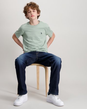 U.S. Polo Assn. DHM Tshirt Groen T-shirts Jongens - Kids Brand Store