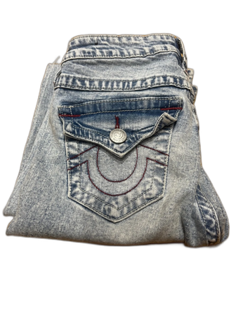 Ljusblåa bootcut true religion jeans