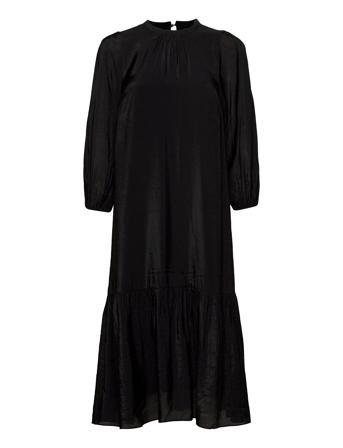 Poppyiw Dress Polvipituinen Mekko Musta InWear
