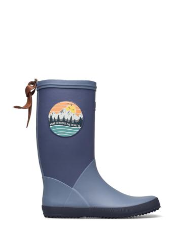 Bisgaard Fashion Ii Shoes Rubberboots High Rubberboots Unlined Rubberboots Blå Bisgaard