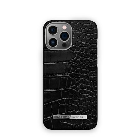 Atelier Case iPhone 12 Pro Max / 13 Pro Max Neo Noir Croco Silver