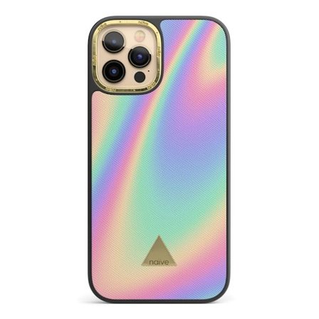 Naive iPhone 12 Pro Skal - Rainbow