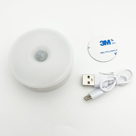 Två LED-uppladdningsbara nattlampor Hushålls garderob Korridor Säng