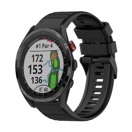 För Garmin Approach S62 22mm horisontell textur watch med borttagningsverktyg