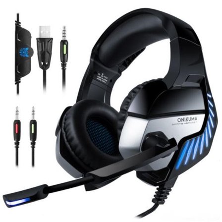 ONIKUMA K5 Pro Spilheadset PS4 Trådløst Stereo Spilhoved