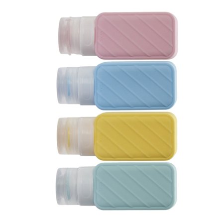 4 stk. Rejsebeholder Rejseflasker Små kosmetikbeholdere til shampoo