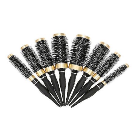 Rund fønbørste sylindrisk hårvolumbørste hårstylingbørste (4,6 cm)