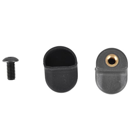 Holdbar Bagskærmskrog & Silikone Gel Ærme til Xiaomi M365 Elektrisk Scooter Sort