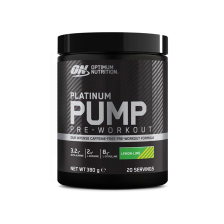 Optimum Nutrition Platinum Pump Pre-Workout - Lemon lime - 380 g - Pre-workout