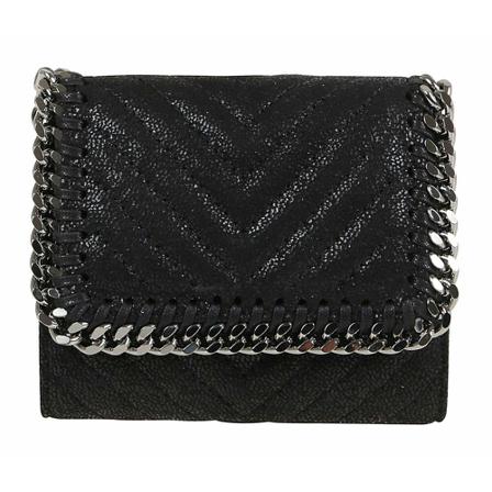 Stella McCartney Card Holder , Zwart , Dames , Maat: ONE Size Portefeuilles