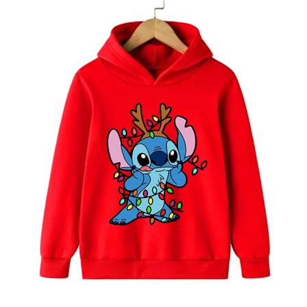 Hauska 90-luvun jouluinen Stitch-huppari lapsille, piirrettyj vaatteita tyt ille ja pojille, Lilo ja Stitch -paita, vauvan rento yl osa 59024 59024 