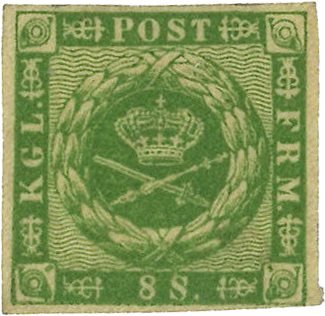 Danmark 1858 - AFA 8 - Ubrugt