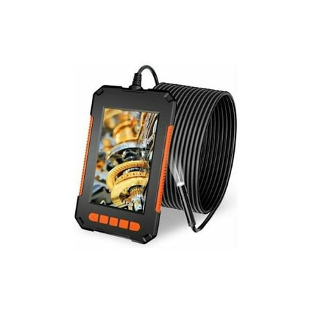 Endoskooppikamera, 1080P HD teollisuusendoskooppi vedenpitävä 4,3 tuuman LCD-näyttö 2600 mAh käärmekamera, 5 m IP67 8 LEDillä