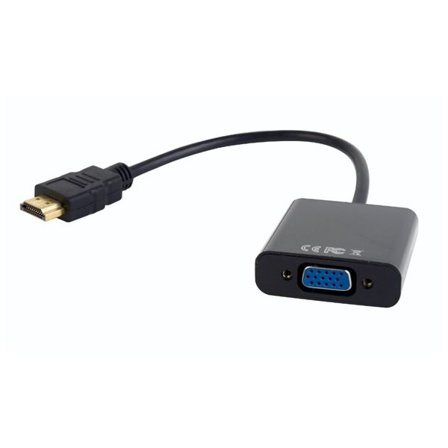 HDMI–VGA adapterikaapeli + 3,5 mm ääni, 1080p 60Hz, HDMI 1.4 yhteensopiva