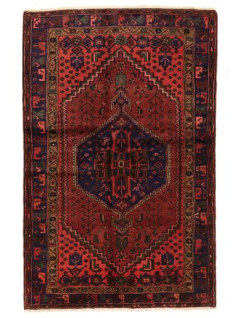 Handgeknüpft Orientalischer Hamadan Teppich 137X210