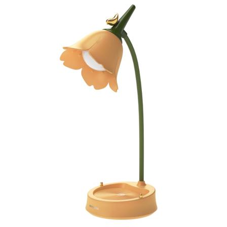Led-bordslampa Med Usb Laddningsport Yellow Type1