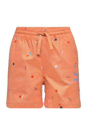 Puma X Tiny Aop Woven Shorts Shorts Sport Shorts Orange PUMA