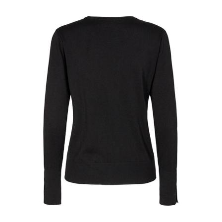 Freequent Round-neck Strik Sort, Dame Striktrøjer