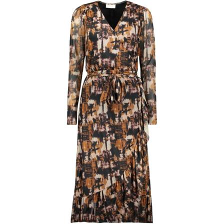 Freequent Midi dress , Bruin , Dames , Maat: M Casual jurken