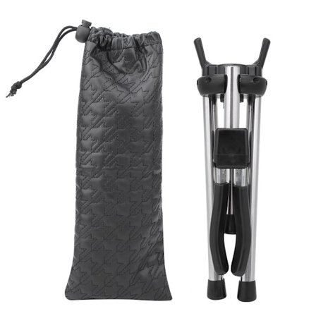 Hopfällbart Sopransaxofonställ i Metall Gummi Stativ Stativ Musikinstrument TillbehörSopransaxofonställ