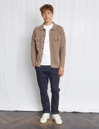 Bruun & Stengade Bs Nannak Regular Fit Knitwear - Brown - XXL