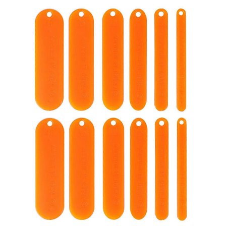 12 stk. reparasjonsnål plast sy tilbehør strikkeverktøy fiskenett skyttel