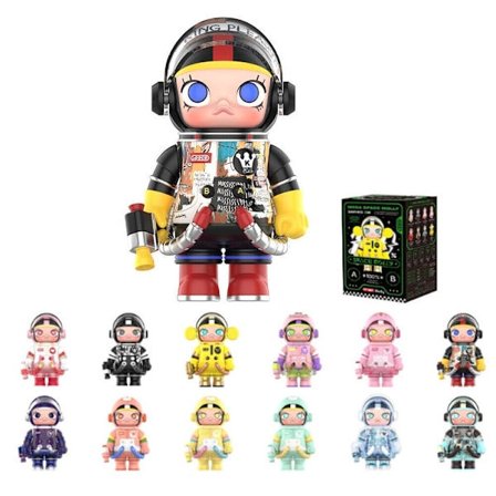 Mega Space Molly 100% Serie Blind Box Figurer Samleobjekter Tilfældig ÉN Pakke*