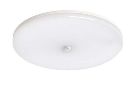 Westal Athena II PIR Plafond PIR-sensor, hvit, 3000 K Ø250 mm, 8 W, 712 lm, Belysning