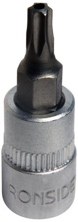 Ironside 116408 Bits toppe Torx, med hul, 1/4" TX20, Håndværktøj