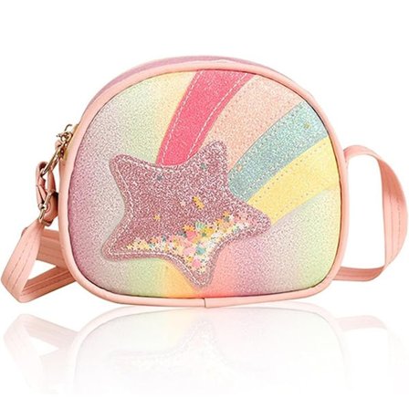 [PLEE] Axel taske til børn, piger, lille håndtaske, justerbar skulderrem, sød crossbody-taske, skuldertaske børn 3-10 år