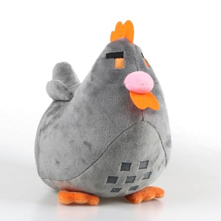 Big Rooster Plyschleksak 20 Cm (grå) Gray